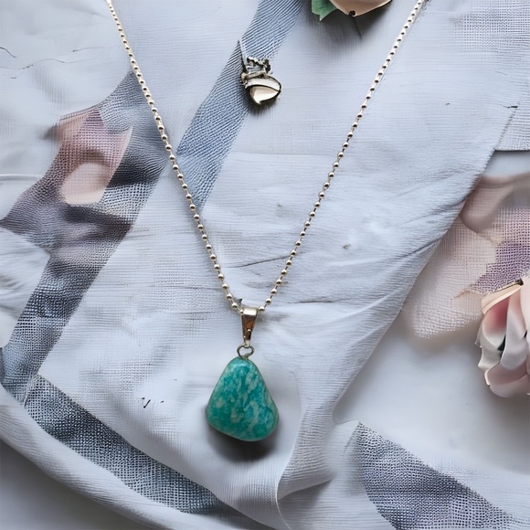 Amazonite Stone Pendant from Brazil 🇧🇷 - Picture 4 of 4